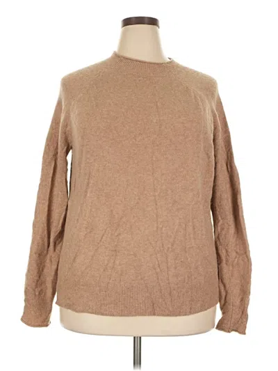 Pre-owned Jcrew Turtleneck Sweater In Tan