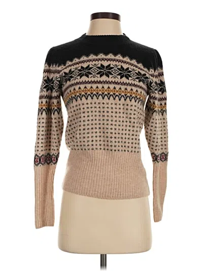 Pre-owned Jcrew Turtleneck Sweater In Tan