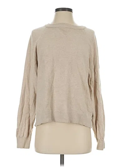 Pre-owned Jcrew Turtleneck Sweater In Tan