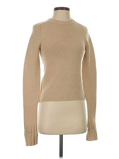 Pre-owned Jcrew Turtleneck Sweater In Tan
