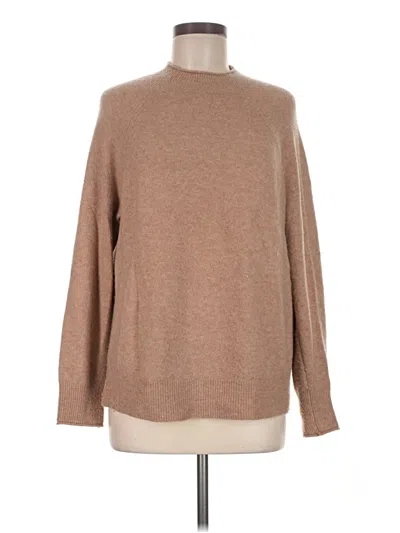 Pre-owned Jcrew Turtleneck Sweater In Tan