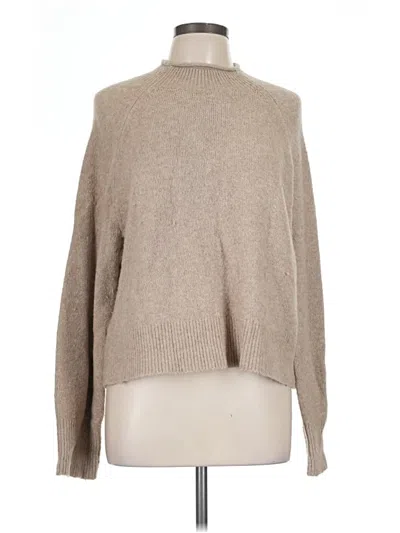 Pre-owned Jcrew Turtleneck Sweater In Tan