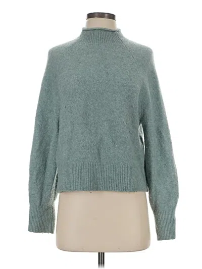 Pre-owned Jcrew Turtleneck Sweater In Teal