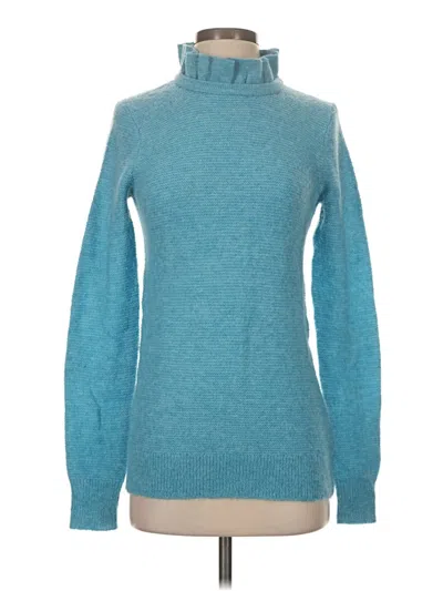 Pre-owned Jcrew Turtleneck Sweater In Teal