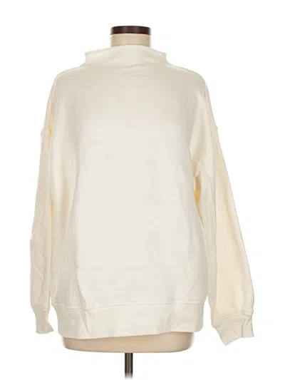 Pre-owned Jcrew Turtleneck Sweater In White