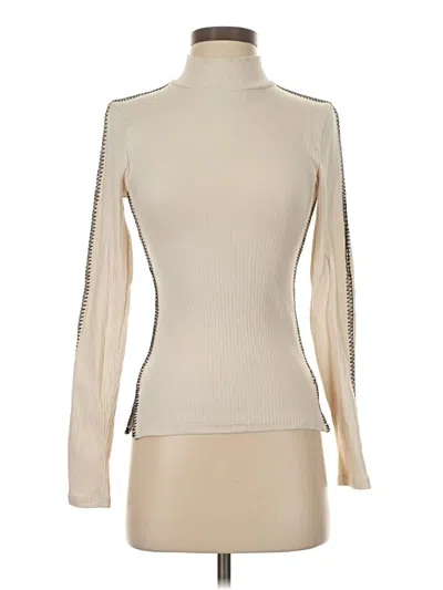 Pre-owned Jcrew Turtleneck Sweater In White