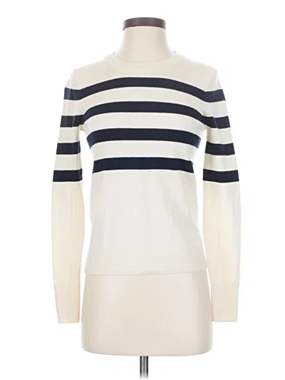 Pre-owned Jcrew Turtleneck Sweater In White
