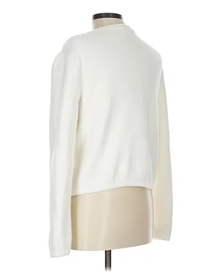 Pre-owned Jcrew Turtleneck Sweater In White