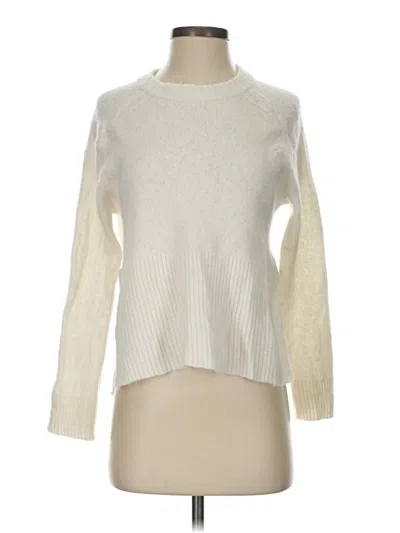 Pre-owned Jcrew Turtleneck Sweater In White