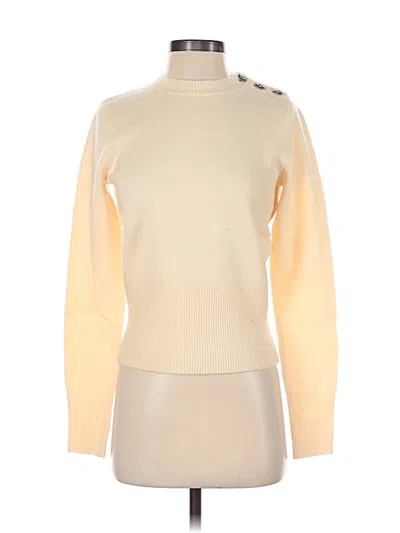 Pre-owned Jcrew Turtleneck Sweater In White