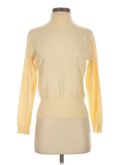 Pre-owned Jcrew Turtleneck Sweater In Yellow