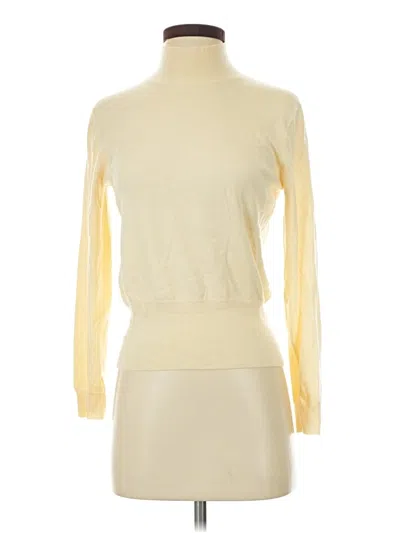 Pre-owned Jcrew Turtleneck Sweater In Yellow
