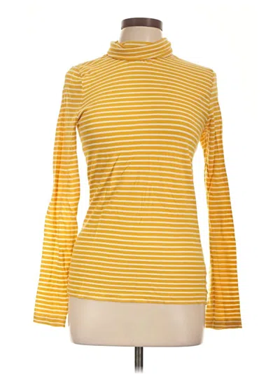 Pre-owned Jcrew Turtleneck Sweater In Yellow