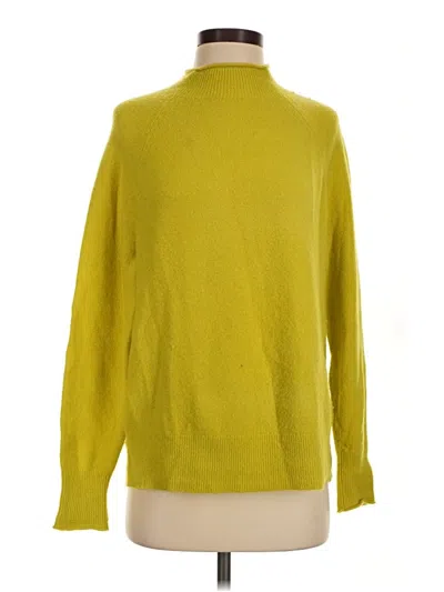 Pre-owned Jcrew Turtleneck Sweater In Yellow