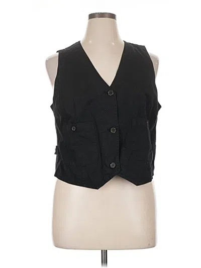 Pre-owned Jcrew Tuxedo Vest In Black