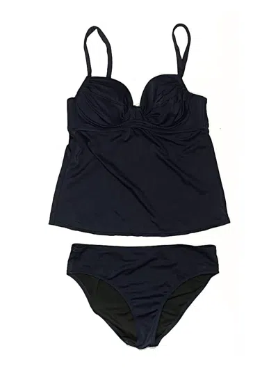 Pre-owned Jcrew Two Piece Swimsuit In Black