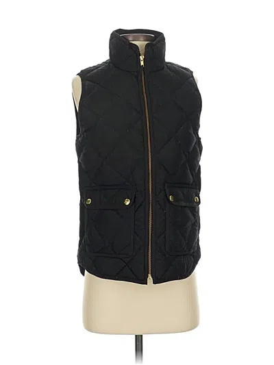 Pre-owned Jcrew Vest In Black