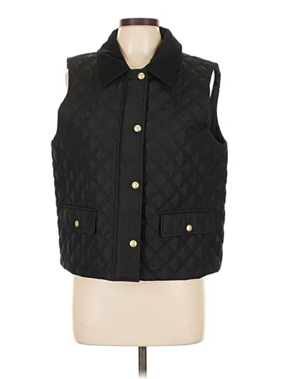Pre-owned Jcrew Vest In Black