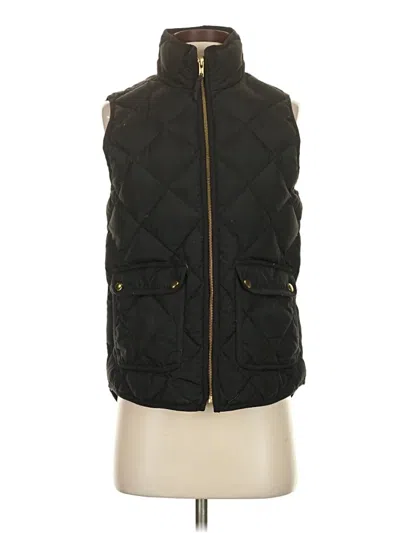 Pre-owned Jcrew Vest In Black