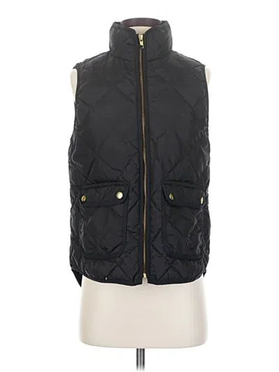 Pre-owned Jcrew Vest In Black