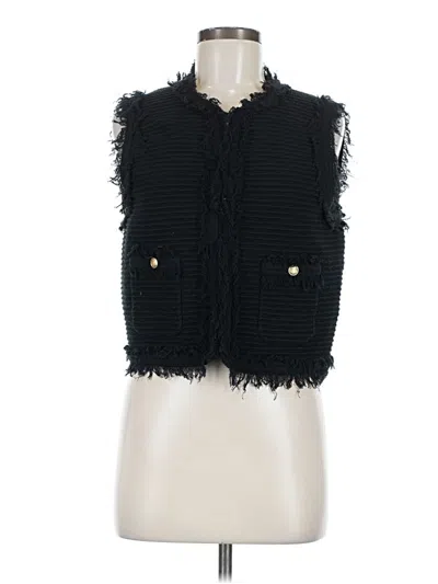Pre-owned Jcrew Vest In Black