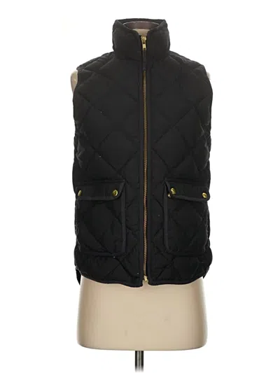 Pre-owned Jcrew Vest In Black