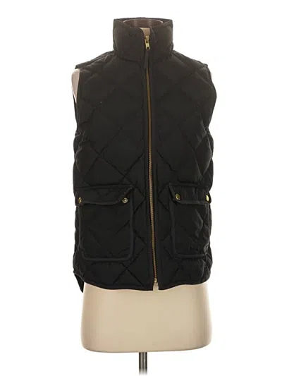 Pre-owned Jcrew Vest In Black