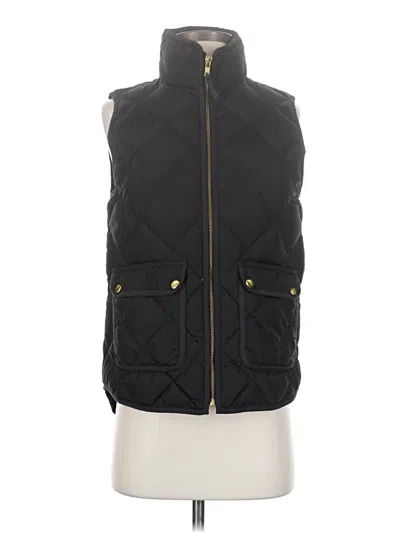 Pre-owned Jcrew Vest In Black