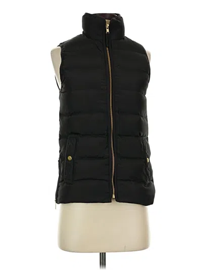 Pre-owned Jcrew Vest In Black