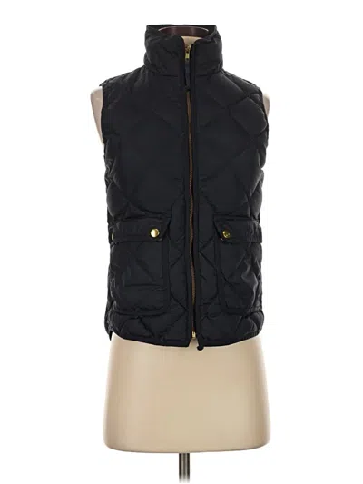 Pre-owned Jcrew Vest In Black