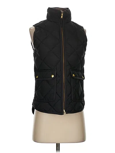Pre-owned Jcrew Vest In Black