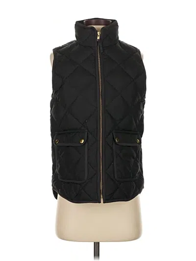 Pre-owned Jcrew Vest In Black