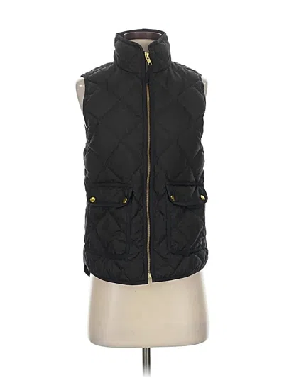 Pre-owned Jcrew Vest In Black