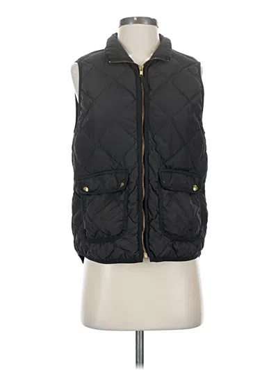 Pre-owned Jcrew Vest In Black