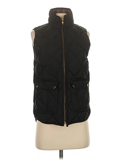 Pre-owned Jcrew Vest In Black