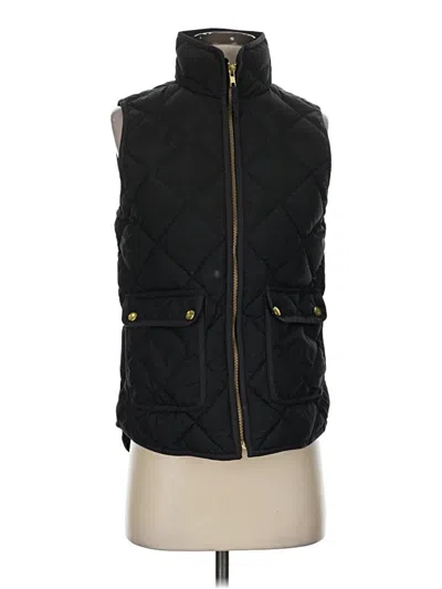 Pre-owned Jcrew Vest In Black
