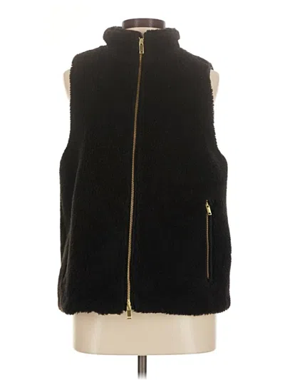 Pre-owned Jcrew Vest In Black