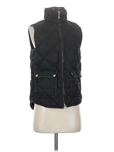 Pre-owned Jcrew Vest In Black