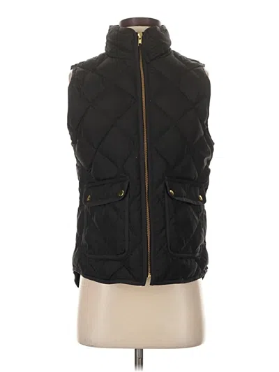 Pre-owned Jcrew Vest In Black