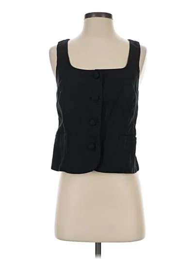 Pre-owned Jcrew Vest In Black