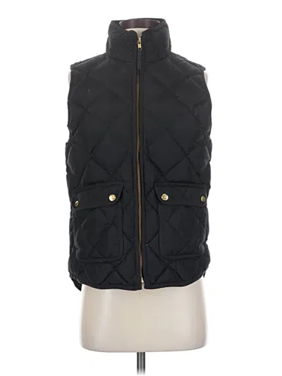Pre-owned Jcrew Vest In Black