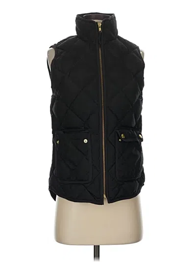Pre-owned Jcrew Vest In Black