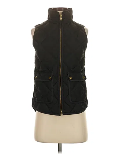 Pre-owned Jcrew Vest In Black
