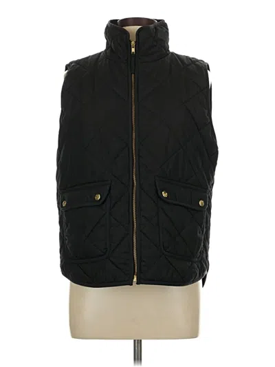 Pre-owned Jcrew Vest In Black