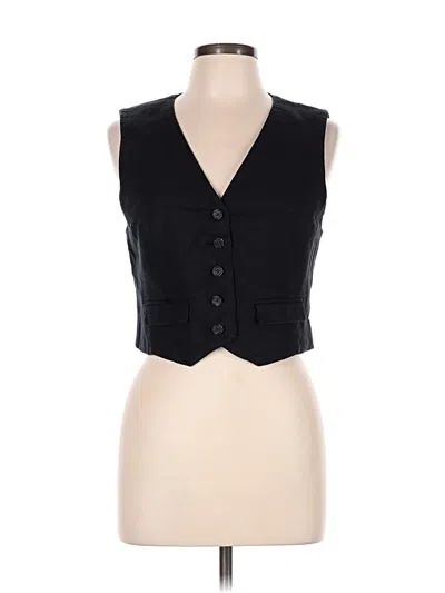 Pre-owned Jcrew Vest In Black