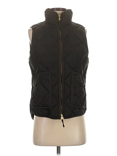 Pre-owned Jcrew Vest In Black