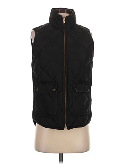 Pre-owned Jcrew Vest In Black