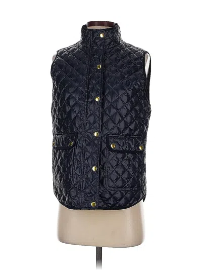 Pre-owned Jcrew Vest In Blue