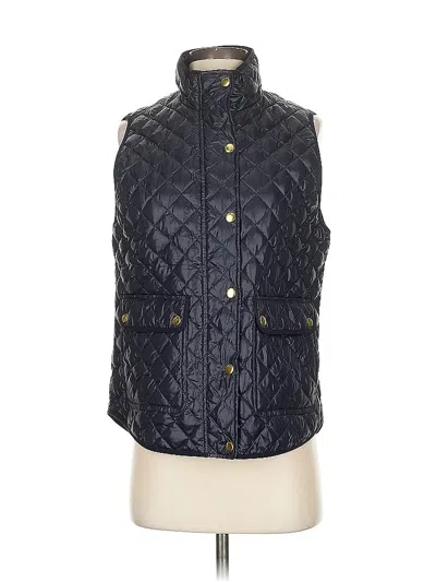 Pre-owned Jcrew Vest In Blue