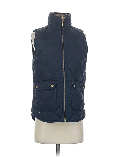 Pre-owned Jcrew Vest In Blue